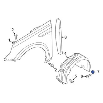 Kia OE - Bumper Cover Retainer