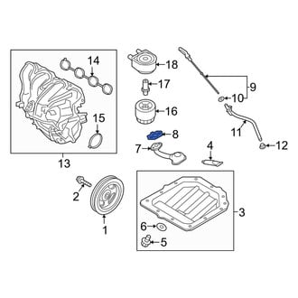 Kia OE - Engine Oil Pump Pickup Tube Gasket