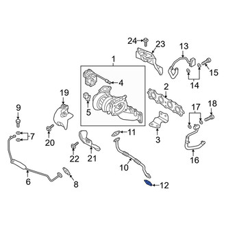 Kia OE - Turbocharger Oil Line Gasket