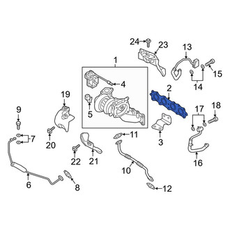 Kia OE - Turbocharger Gasket