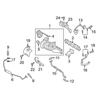 Kia OE - Turbocharger Oil Line Gasket