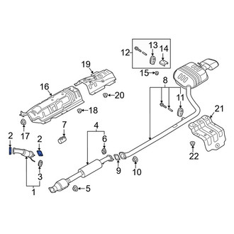 Kia OE - Front Exhaust Pipe Flange Gasket