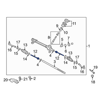 Kia OE - Right Outer Steering Tie Rod End