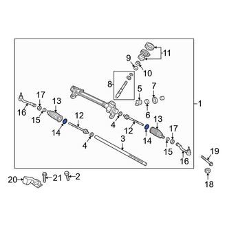 Kia OE - Inner Rack and Pinion Bellows Clamp