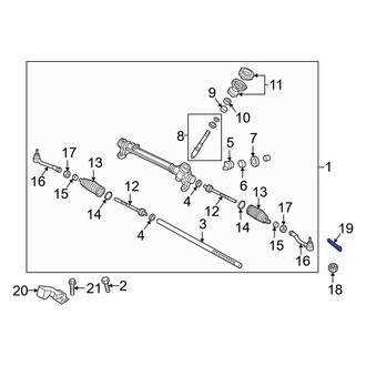 Kia OE - Steering Tie Rod End Cotter Pin