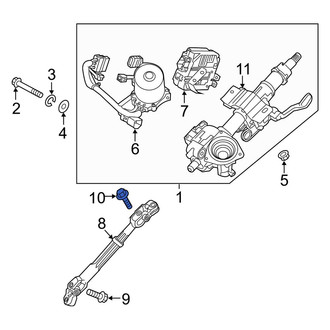 Kia OE - Upper Steering Shaft Bolt