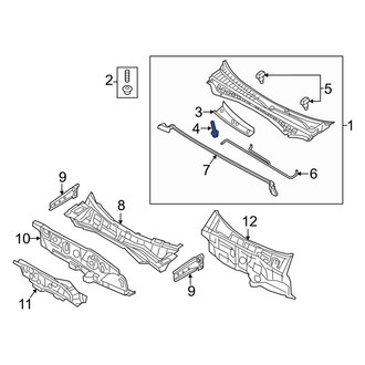 Kia OE - Back Up Light Assembly Screw
