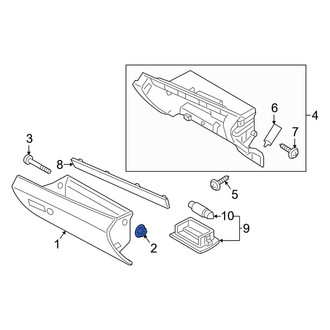 Kia OE - Front Glove Box Door Bumper