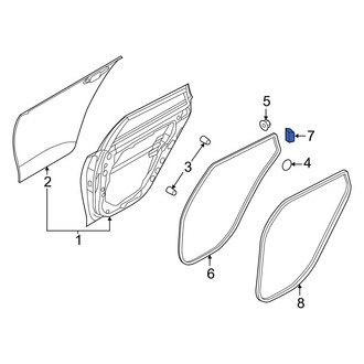Kia OE - Door Seal Clip