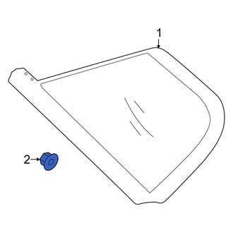 Kia OE - Quarter Panel Glass Nut