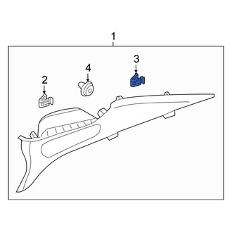 Kia OE - Door Sill Plate Clip