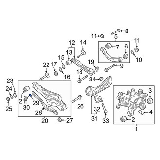 Kia OE - Disc Brake Caliper Bracket Washer