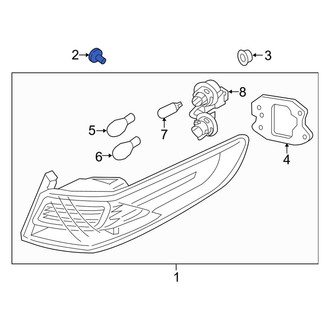 Kia OE - Tail Light Clip