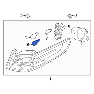 Kia OE - Rear Back Up Light Bulb