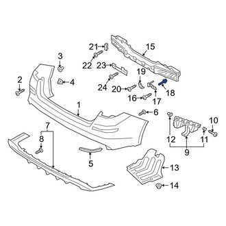 Kia OE - Bumper Impact Bar Bolt