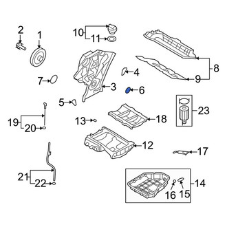 Kia OE - Left Engine Timing Cover Gasket
