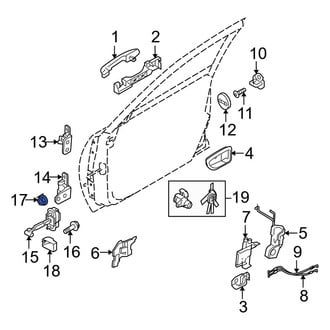 Kia OE - Spoiler Nut