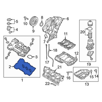 Kia OE - Right Engine Valve Cover Gasket