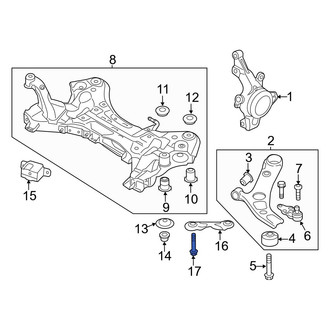 Kia OE - Suspension Crossmember Bolt