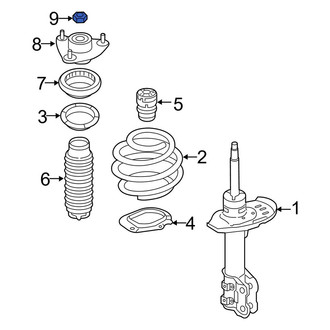 Kia OE - Upper Suspension Strut Nut