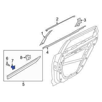 Kia OE - Door Molding Grommet