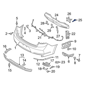 Kia OE - Bumper Impact Bar Bolt