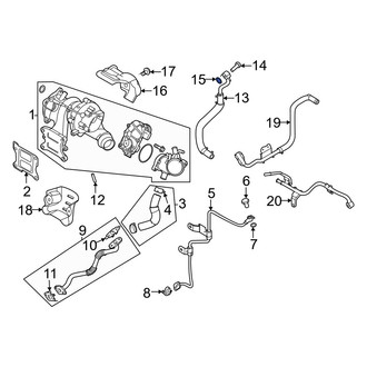 Kia OE - Turbocharger Coolant Line Washer