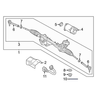 Kia OE - Steering Tie Rod End Cotter Pin