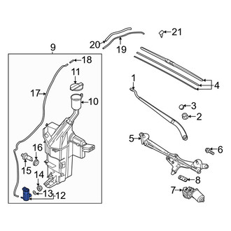 Kia OE - Windshield Washer Pump