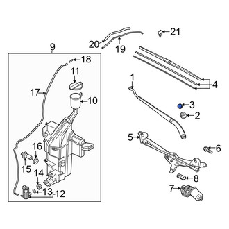 Kia OE - Wiper Arm Cap