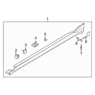 Kia OE - Stone Deflector Rivet