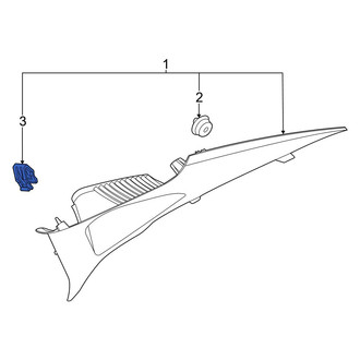 Kia OE - Liftgate Finish Panel Clip