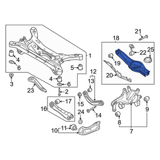 Kia OE - Rear Left Lower Rearward Suspension Control Arm