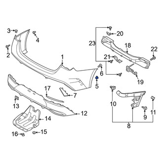 Kia OE - Wheel Arch Molding Nut