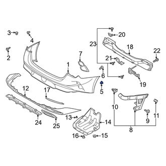 Kia OE - Rocker Panel Molding Nut