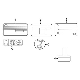 Kia OE - Information Labels - Labels (AWD 2.0L)