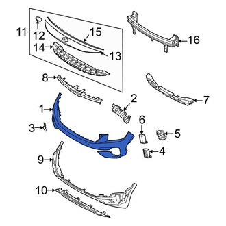 Kia OE - Front Upper Bumper Cover