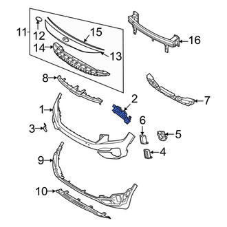 Kia OE - Front Left Bumper Cover Bracket