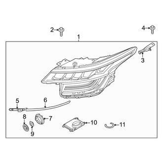 Kia OE - Front Lamps - Headlamp Components (LED), (SX)