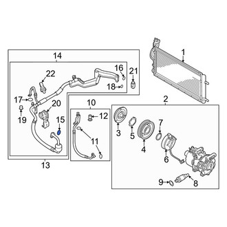 Kia OE - A/C Refrigerant Line O-Ring