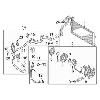 Kia OE - A/C Refrigerant Line O-Ring