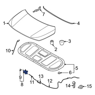 Kia OE - Front Hood Latch