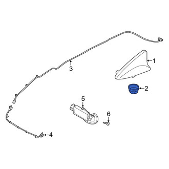 Kia OE - Radio Antenna Mast Nut