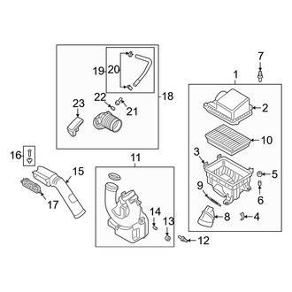 Kia OE - Engine / Transaxle - Air Intake (2.0L)