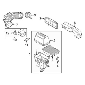 Kia OE - Engine / Transaxle - Air Intake (SX / X-Line 1.6L)