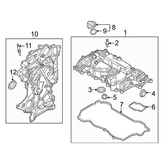Kia OE - Engine / Transaxle - Valve & Timing Covers (1.6L)