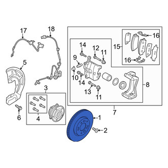 Kia OE - Front Disc Brake Rotor