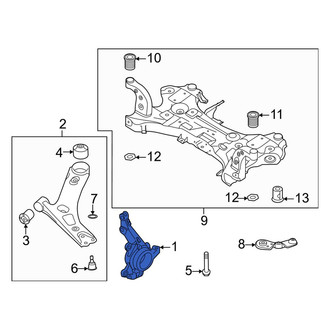 Kia OE - Left Steering Knuckle