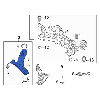 Kia OE - Front Left Suspension Control Arm