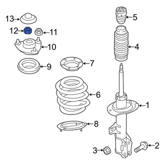 Kia OE - Upper Suspension Strut Nut